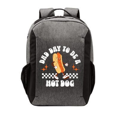 Checkered Bad Day To Be A Hot Dog 4th Of July Vector Backpack