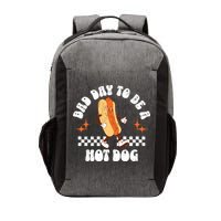 Checkered Bad Day To Be A Hot Dog 4th Of July Vector Backpack
