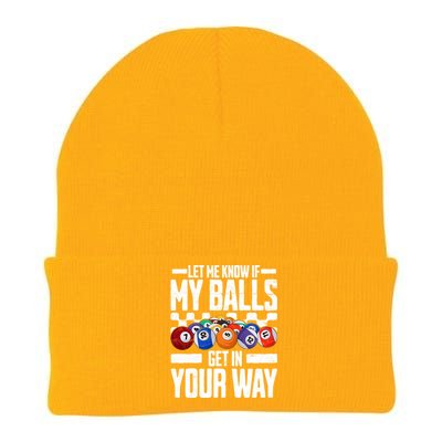 Cool Billiards Design Funny Billiard Pool Player Gift Knit Cap Winter Beanie