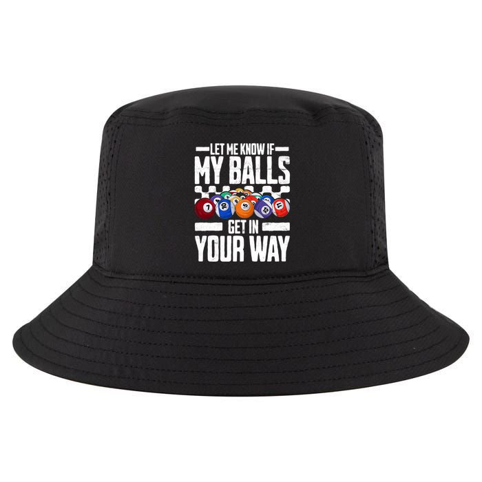 Cool Billiards Design Funny Billiard Pool Player Gift Cool Comfort Performance Bucket Hat