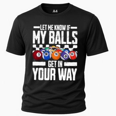 Cool Billiards Design Funny Billiard Pool Player Gift Performance Shirt