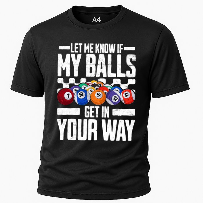Cool Billiards Design Funny Billiard Pool Player Gift Performance Shirt