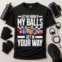 Cool Billiards Design Funny Billiard Pool Player Gift Performance Shirt