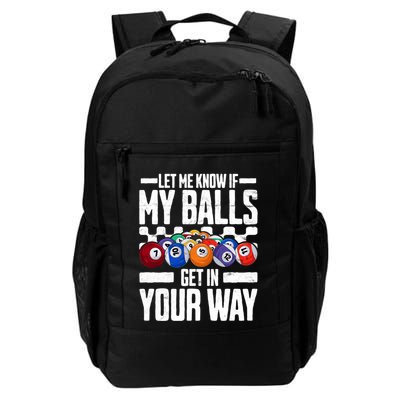 Cool Billiards Design Funny Billiard Pool Player Gift Backpack