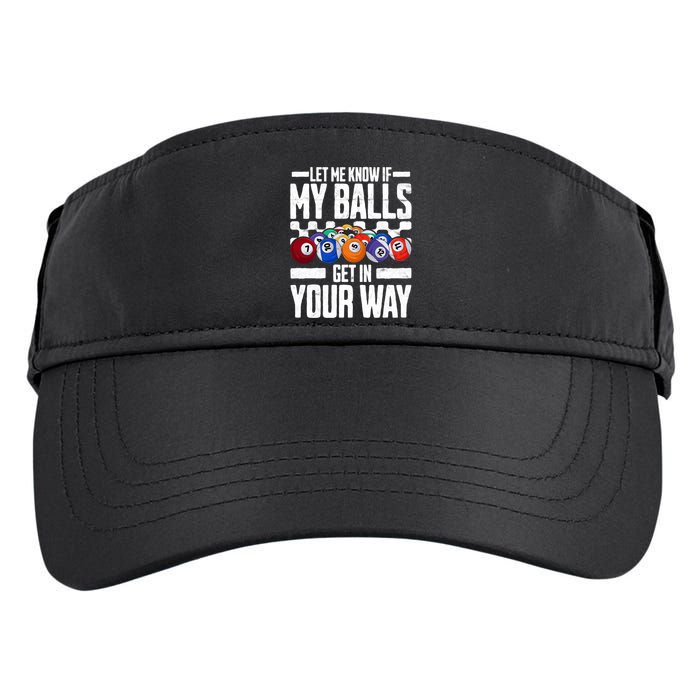 Cool Billiards Design Funny Billiard Pool Player Gift Adult Drive Performance Visor