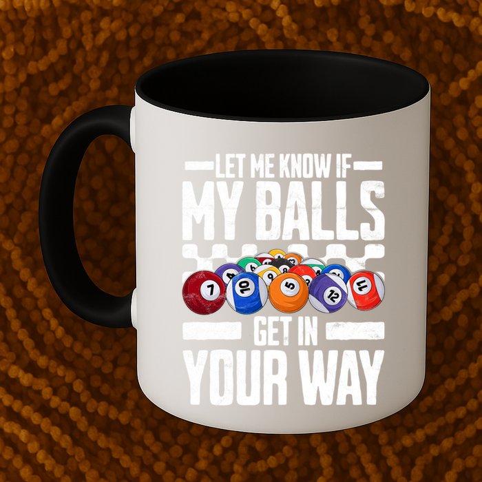 Cool Billiards Design Funny Billiard Pool Player Gift Mug