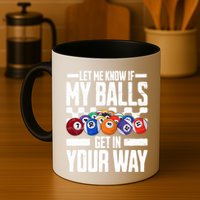 Cool Billiards Design Funny Billiard Pool Player Gift Mug