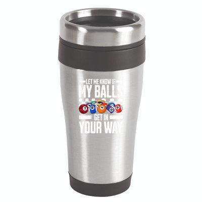 Cool Billiards Design Funny Billiard Pool Player Gift 16oz Travel Tumbler