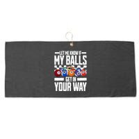 Cool Billiards Design Funny Billiard Pool Player Gift Large Microfiber Waffle Golf Towel