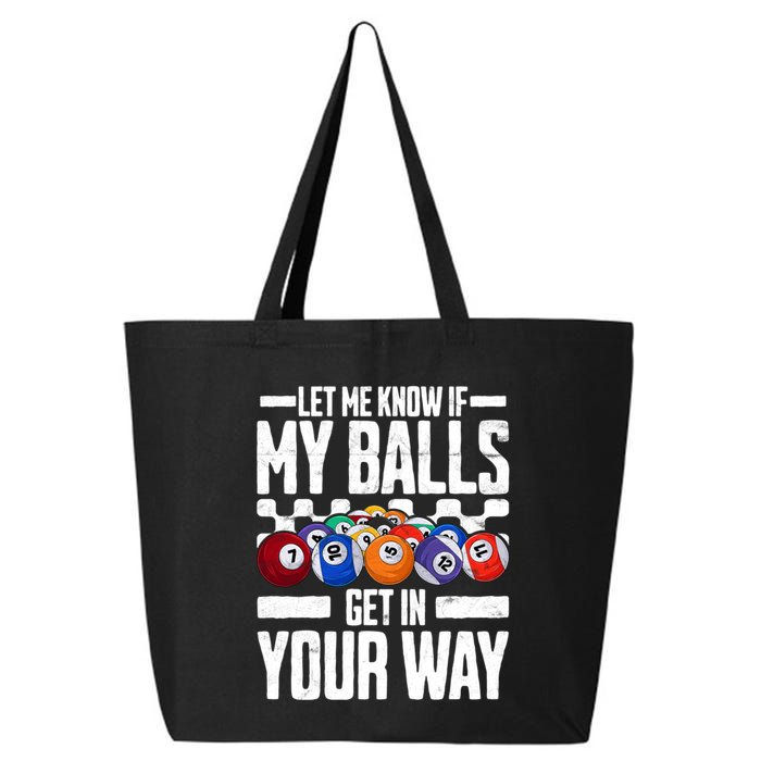 Cool Billiards Design Funny Billiard Pool Player Gift 25L Jumbo Tote