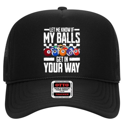 Cool Billiards Design Funny Billiard Pool Player Gift Trucker Hat
