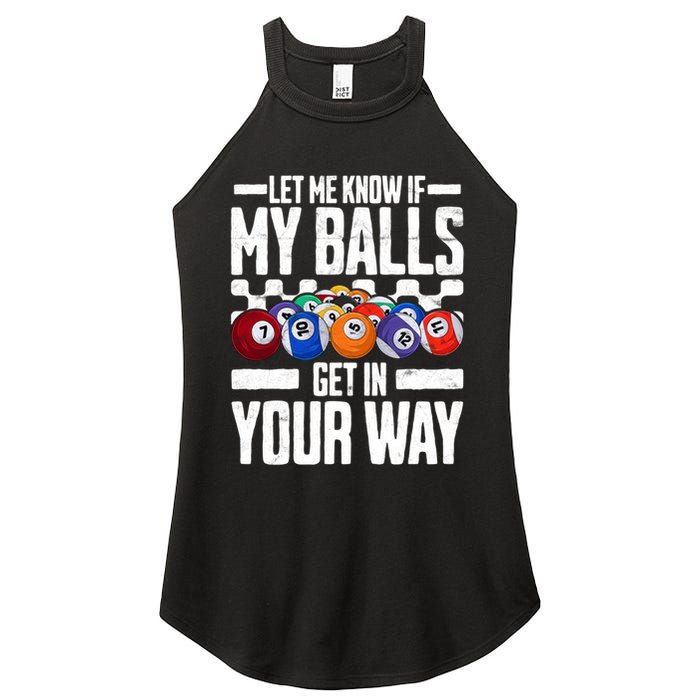 Cool Billiards Design Funny Billiard Pool Player Gift Women's Perfect Tri Rocker Tank