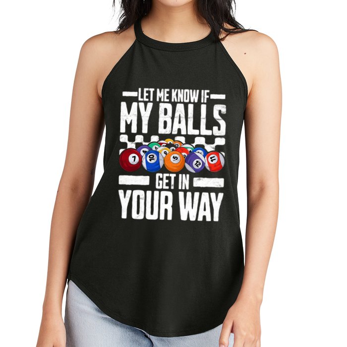Cool Billiards Design Funny Billiard Pool Player Gift Women's Perfect Tri Rocker Tank