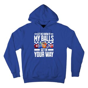 Cool Billiards Design Funny Billiard Pool Player Gift Hoodie