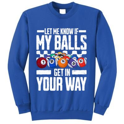 Cool Billiards Design Funny Billiard Pool Player Gift Sweatshirt