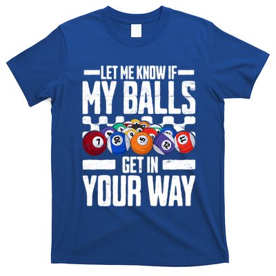 Cool Billiards Design Funny Billiard Pool Player Gift T-Shirt