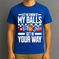 Cool Billiards Design Funny Billiard Pool Player Gift T-Shirt