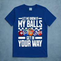 Cool Billiards Design Funny Billiard Pool Player Gift T-Shirt