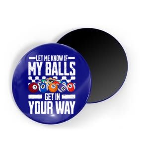 Cool Billiards Design Funny Billiard Pool Player Gift Magnet