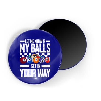 Cool Billiards Design Funny Billiard Pool Player Gift Magnet