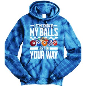 Cool Billiards Design Funny Billiard Pool Player Gift Tie Dye Hoodie