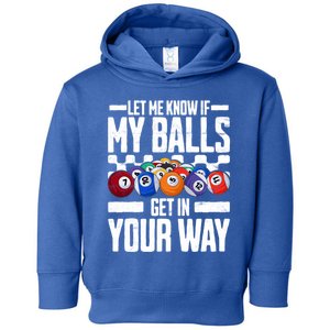 Cool Billiards Design Funny Billiard Pool Player Gift Toddler Hoodie