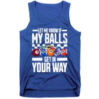 Cool Billiards Design Funny Billiard Pool Player Gift Tank Top