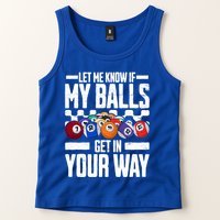 Cool Billiards Design Funny Billiard Pool Player Gift Tank Top