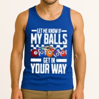 Cool Billiards Design Funny Billiard Pool Player Gift Tank Top