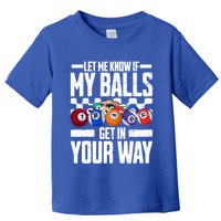 Cool Billiards Design Funny Billiard Pool Player Gift Toddler T-Shirt