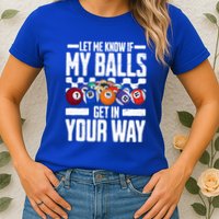 Cool Billiards Design Funny Billiard Pool Player Gift Womens T-Shirt