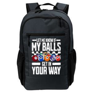 Cool Billiards Design Funny Billiard Pool Player Gift Daily Commute Backpack