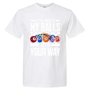 Cool Billiards Design Funny Billiard Pool Player Gift Garment-Dyed Heavyweight T-Shirt