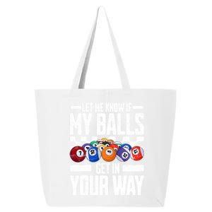 Cool Billiards Design Funny Billiard Pool Player Gift 25L Jumbo Tote