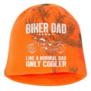 Cool Biker Design For Dad Men Motorcycling Motorcycle Biker Kati - Camo Knit Beanie