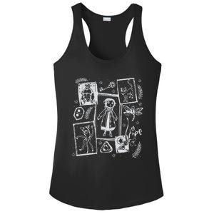 Coraline Button Doll Ladies PosiCharge Competitor Racerback Tank