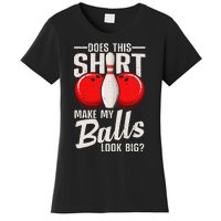 Cool Bowling Design Bowling Ball Sport Bowler Women's T-Shirt