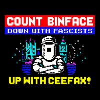 Count Binface Down With Fascists Up With Ceefax Drawstring Bag