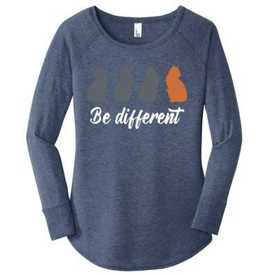 Cats Be Different Women's Perfect Tri Tunic Long Sleeve Shirt