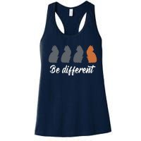 Cats Be Different Women's Racerback Tank