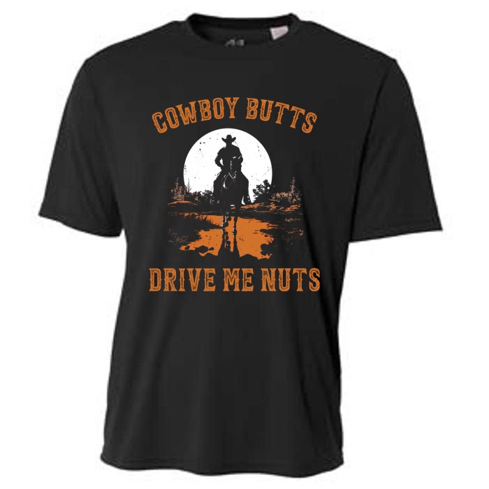 Cowboy Butts Drive Me Nuts Cooling Performance Crew T-Shirt