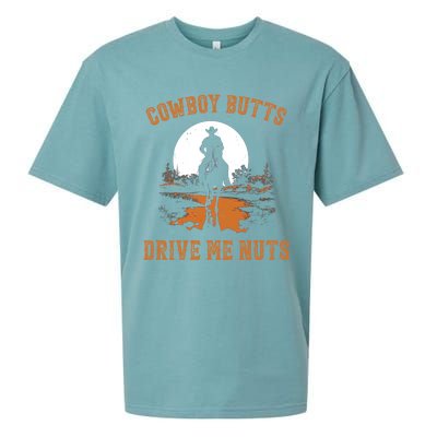 Cowboy Butts Drive Me Nuts Sueded Cloud Jersey T-Shirt