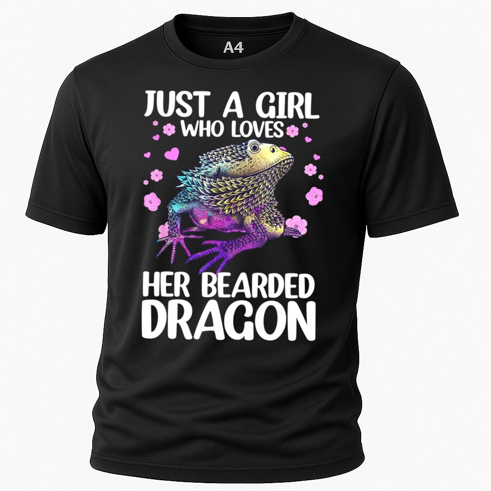 Cute Bearded Dragon For Women Girls Bearded Dragon Lovers Cooling Performance Crew T-Shirt