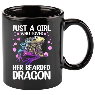 Cute Bearded Dragon For Women Girls Bearded Dragon Lovers 11oz C Handle Ceramic Mug
