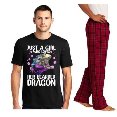 Cute Bearded Dragon For Women Girls Bearded Dragon Lovers Pajama Set