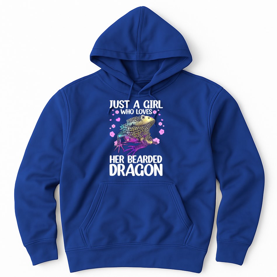 Cute Bearded Dragon For Women Girls Bearded Dragon Lovers Hoodie