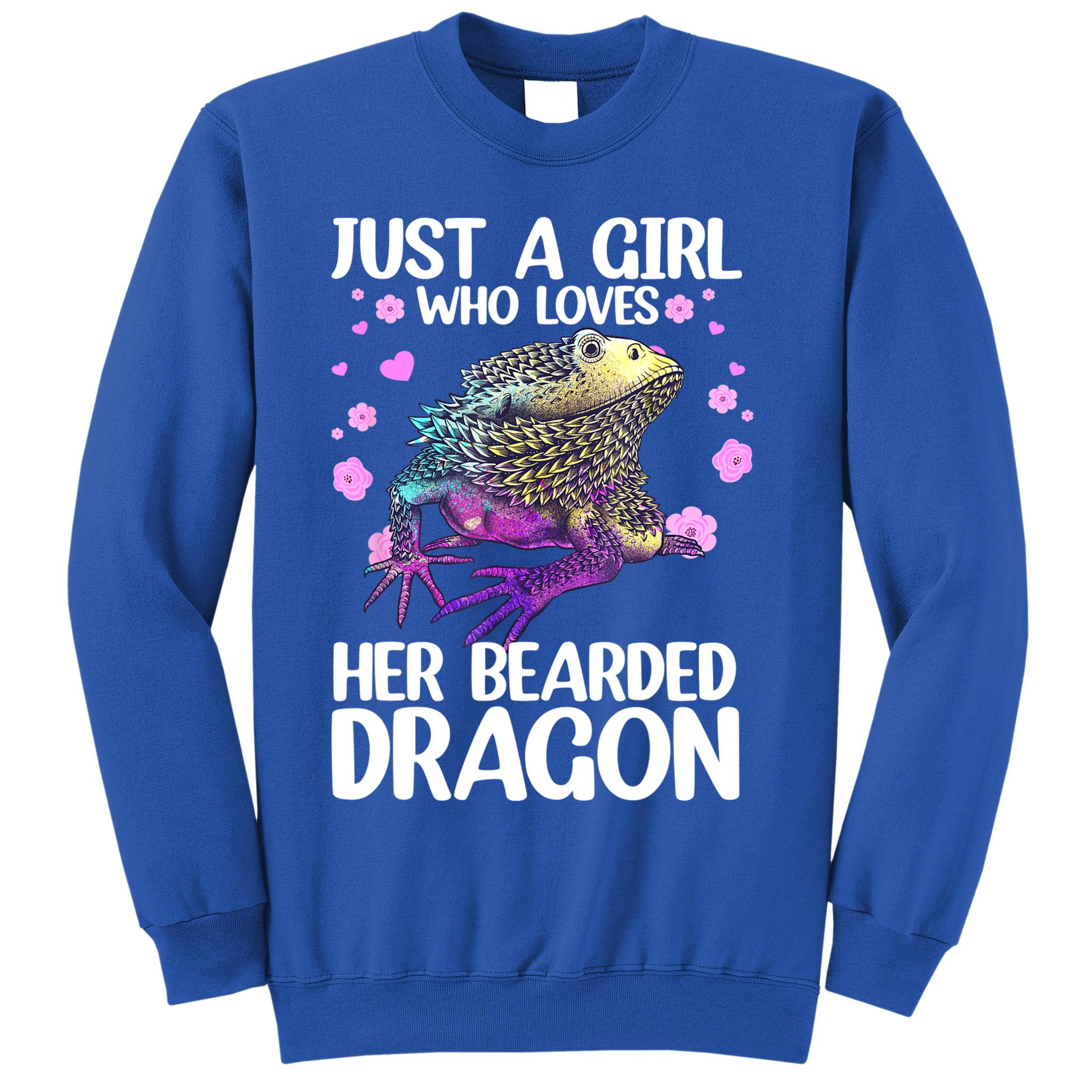 Cute Bearded Dragon For Women Girls Bearded Dragon Lovers Sweatshirt