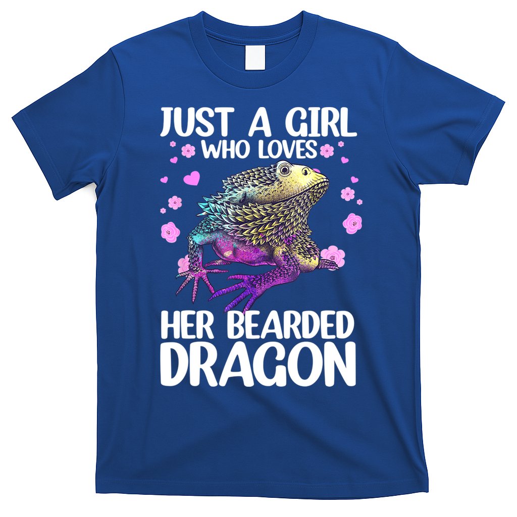 Cute Bearded Dragon For Women Girls Bearded Dragon Lovers T-Shirt