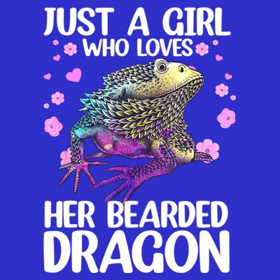 Cute Bearded Dragon For Women Girls Bearded Dragon Lovers T-Shirt