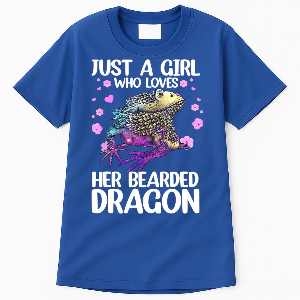 Cute Bearded Dragon For Women Girls Bearded Dragon Lovers Tall T-Shirt